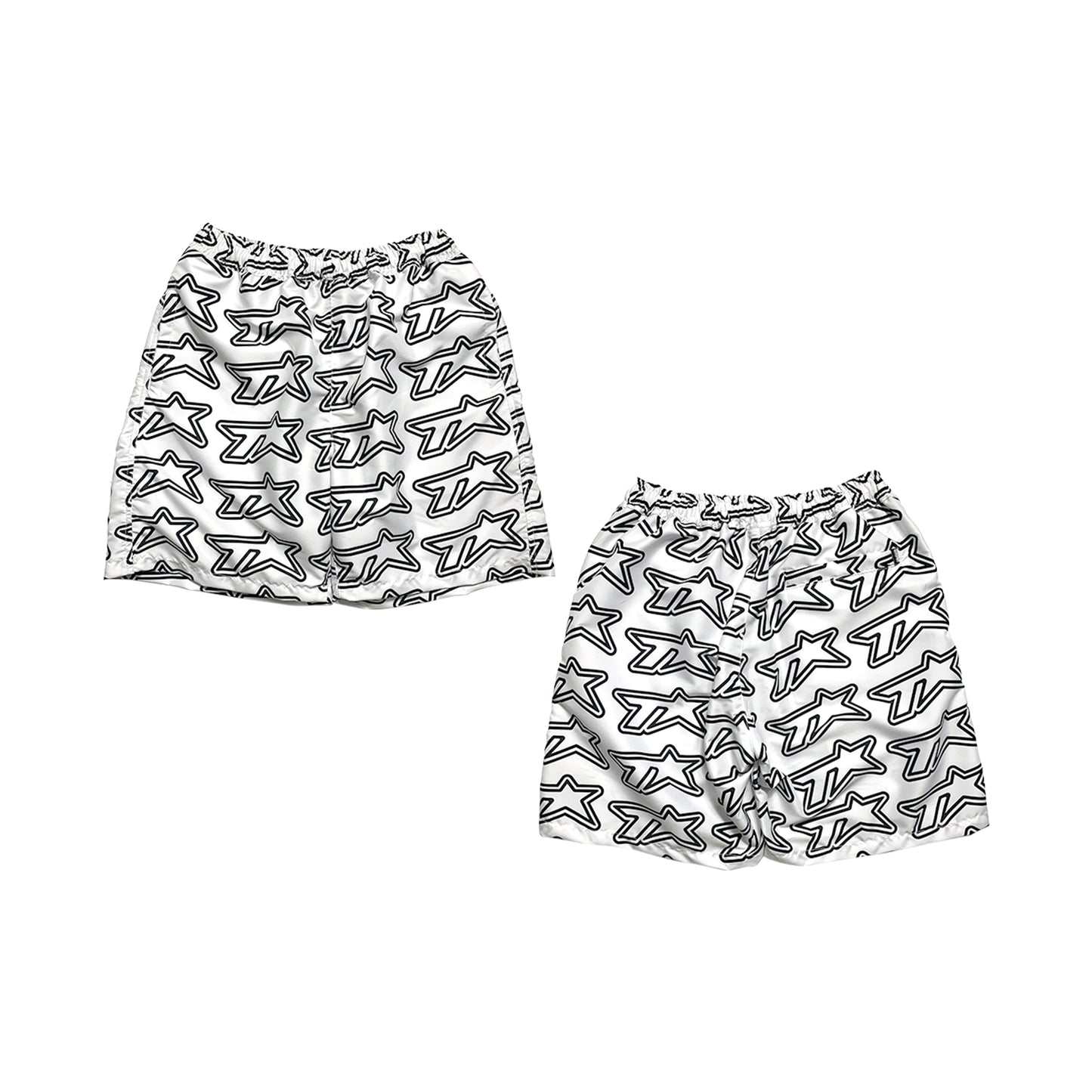 TVSTAR SHORT - WHITE/BLACK