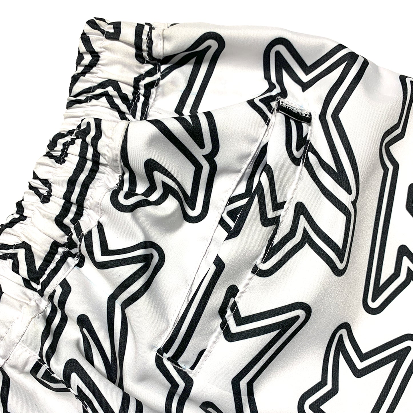 TVSTAR SHORT - WHITE/BLACK