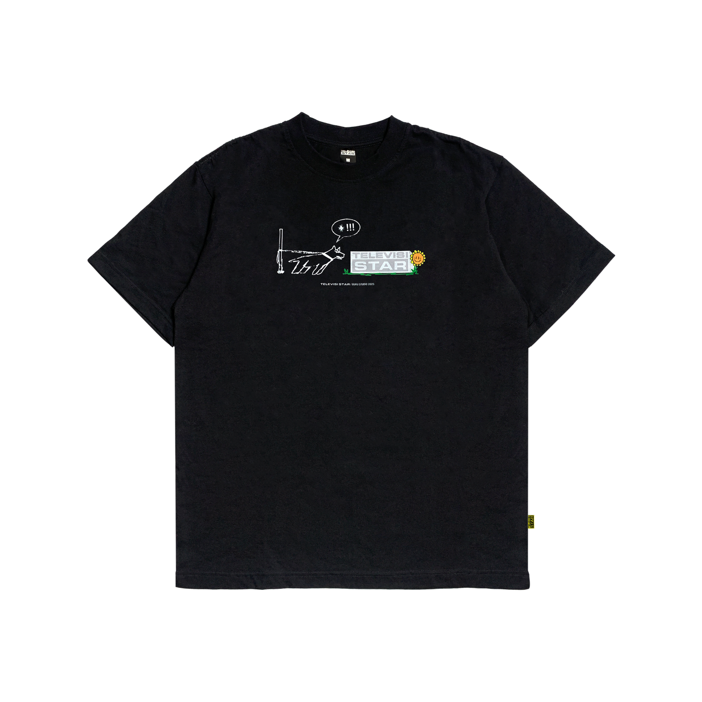 TVSTAR x BURU TEE - BLACK