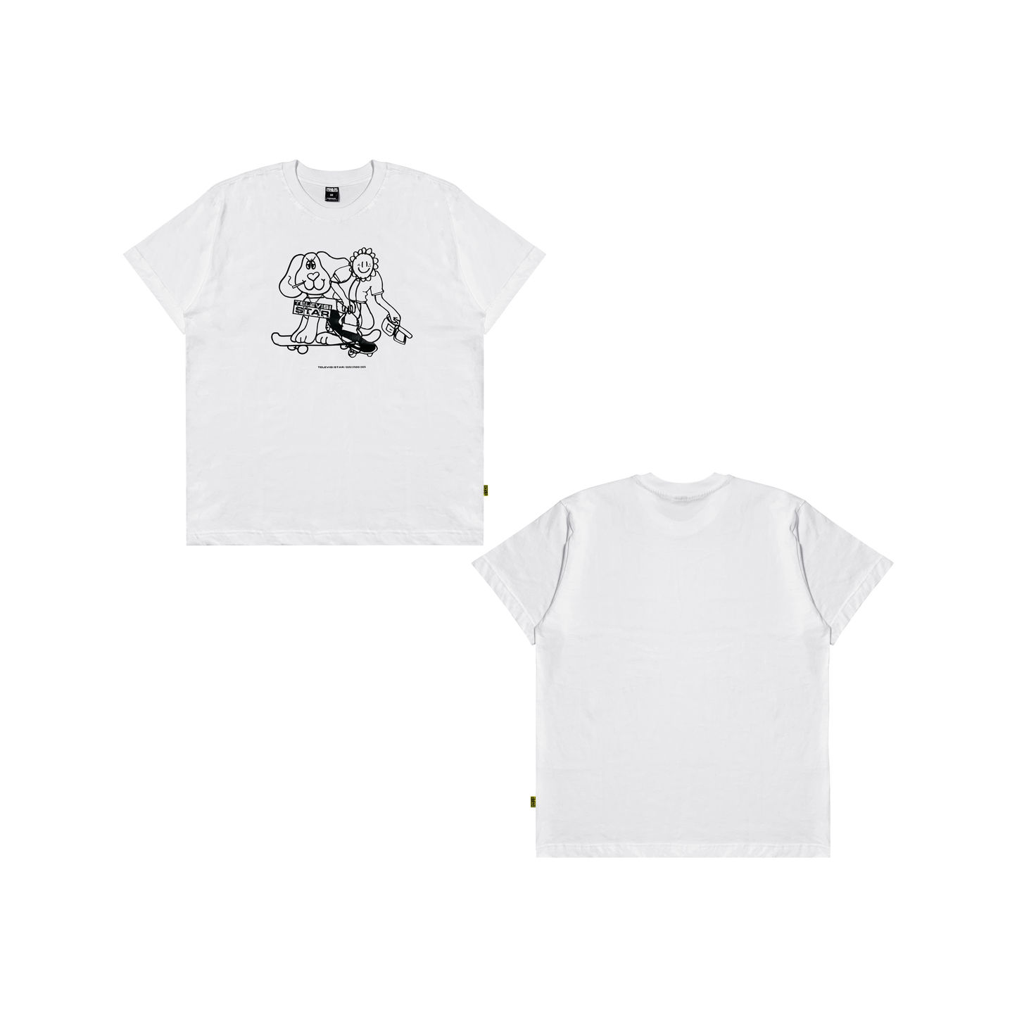 TVSTAR x BURU TEE - WHITE
