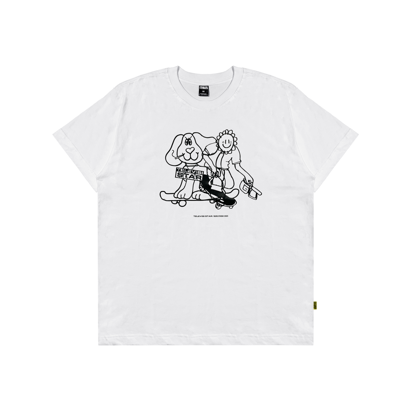 TVSTAR x BURU TEE - WHITE