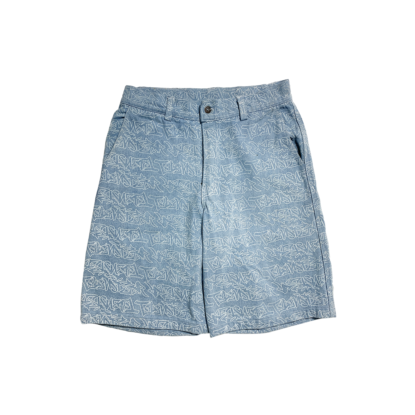 TAGG DENIM SHORT - LIGHT BLUE