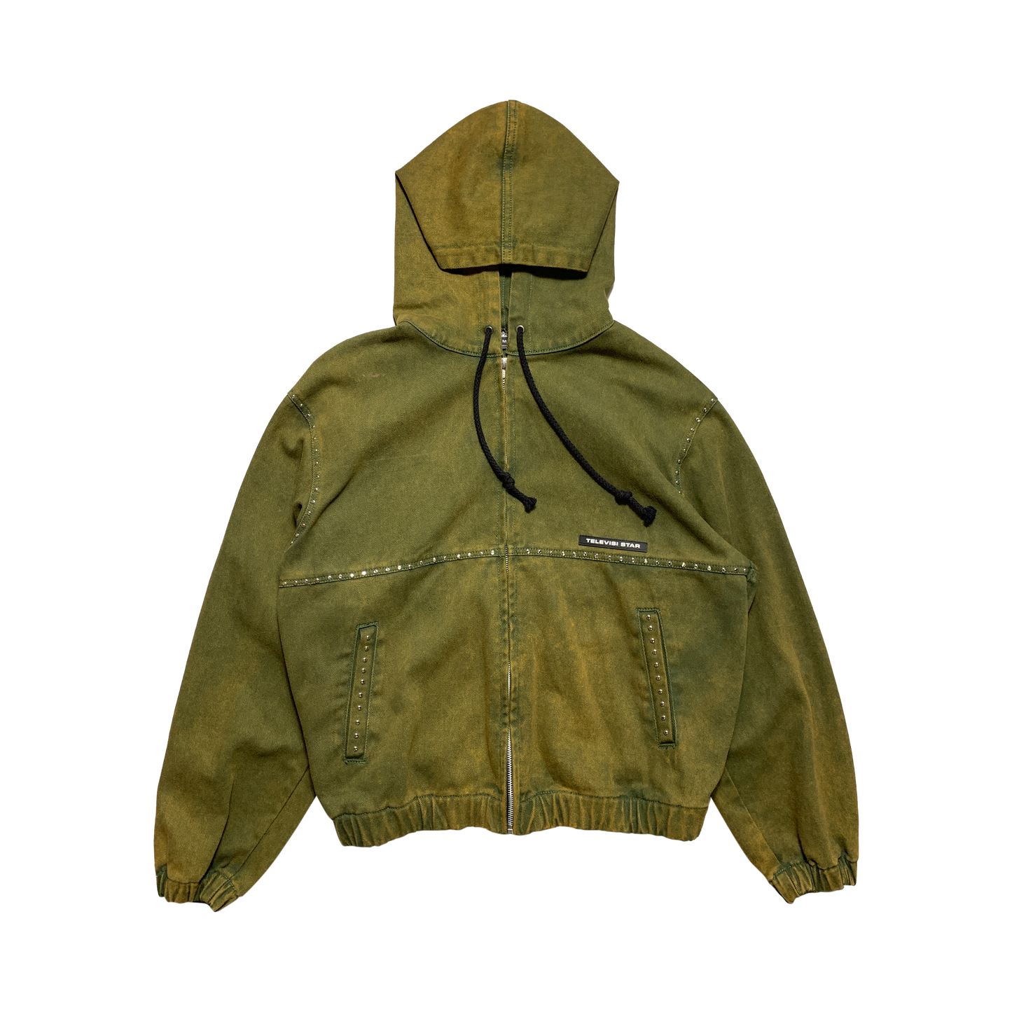 TVSTAR x BURU REWORKED JACKET - GREEN WASHED