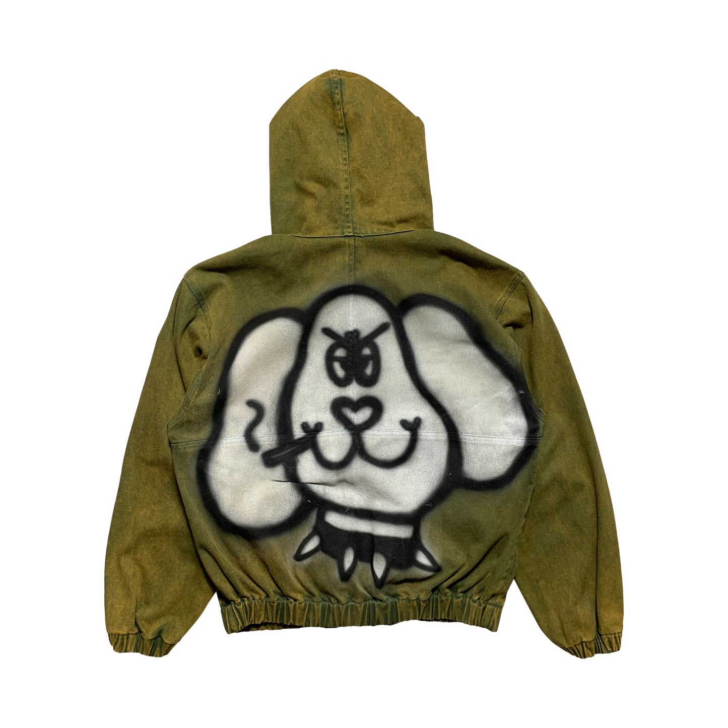 TVSTAR x BURU REWORKED JACKET - GREEN WASHED
