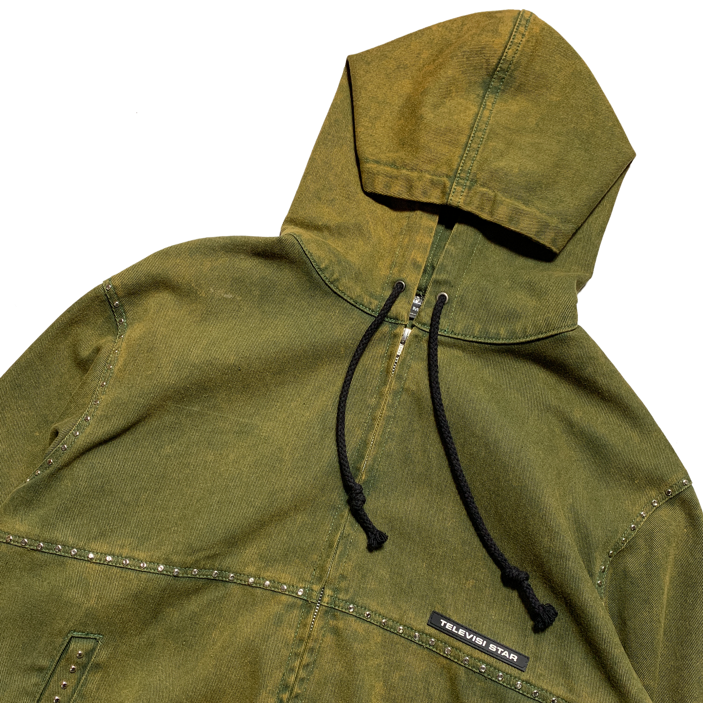 TVSTAR x BURU REWORKED JACKET - GREEN WASHED