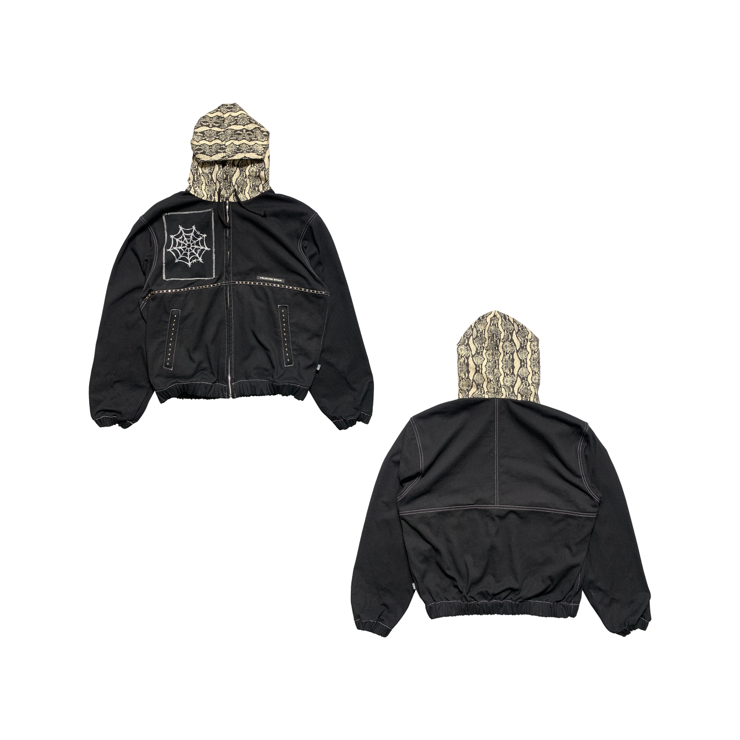 TVSTAR x BURU REWORKED JACKET - BLACK