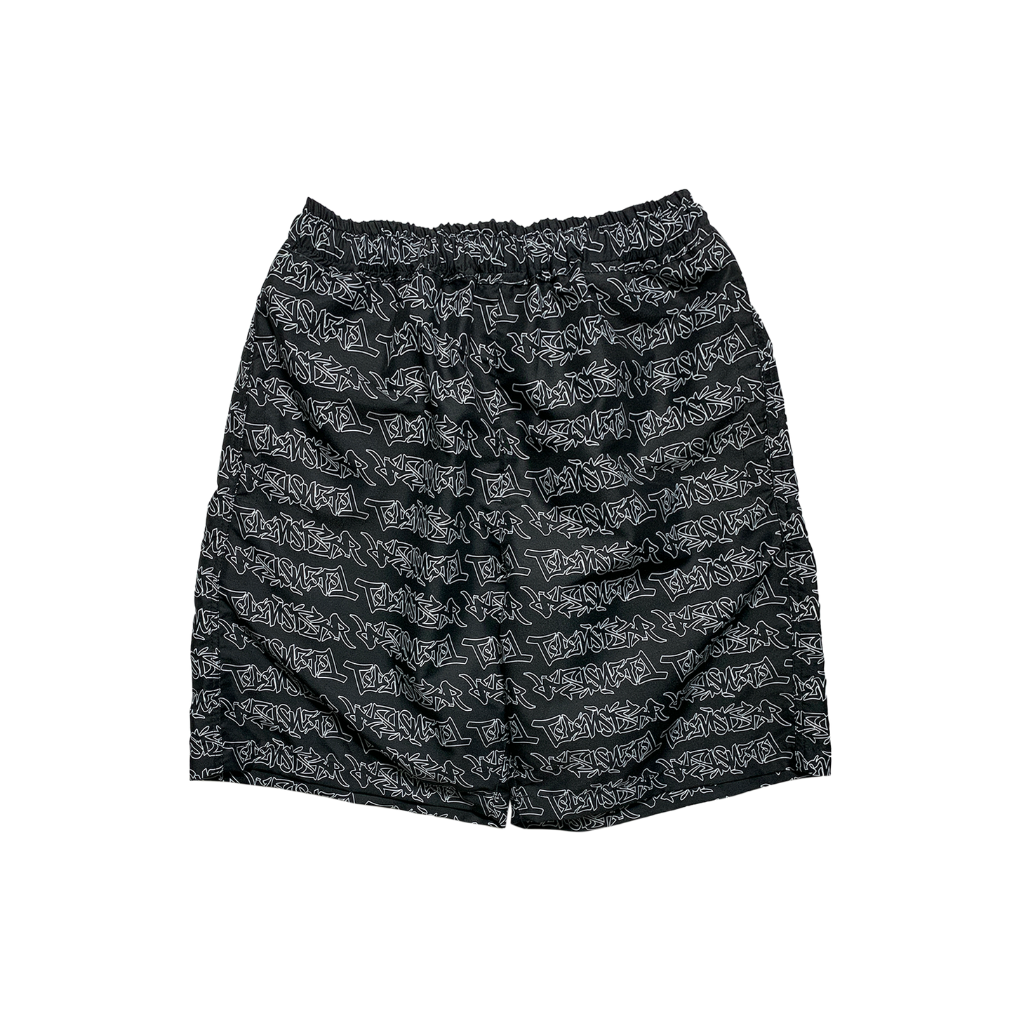 TAGG SHORT - BLACK/WHITE