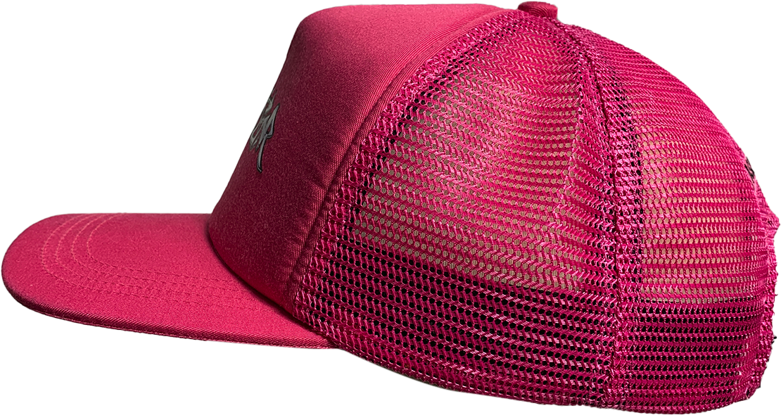 CHROME TAGG TRUCKER HAT - PINK