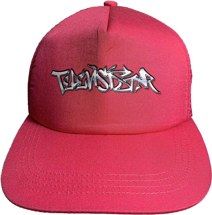CHROME TAGG TRUCKER HAT - PINK