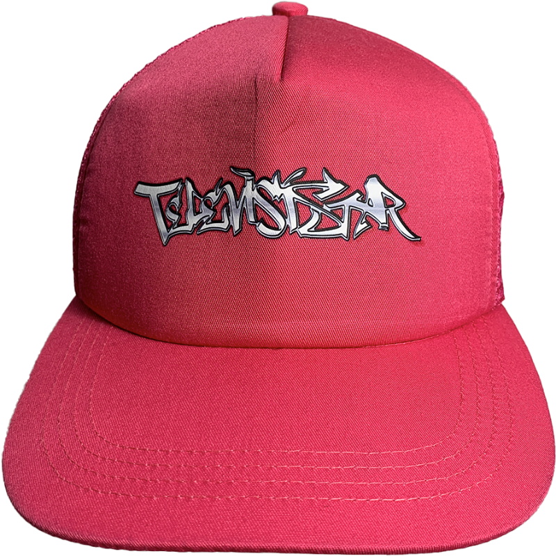 CHROME TAGG TRUCKER HAT - PINK