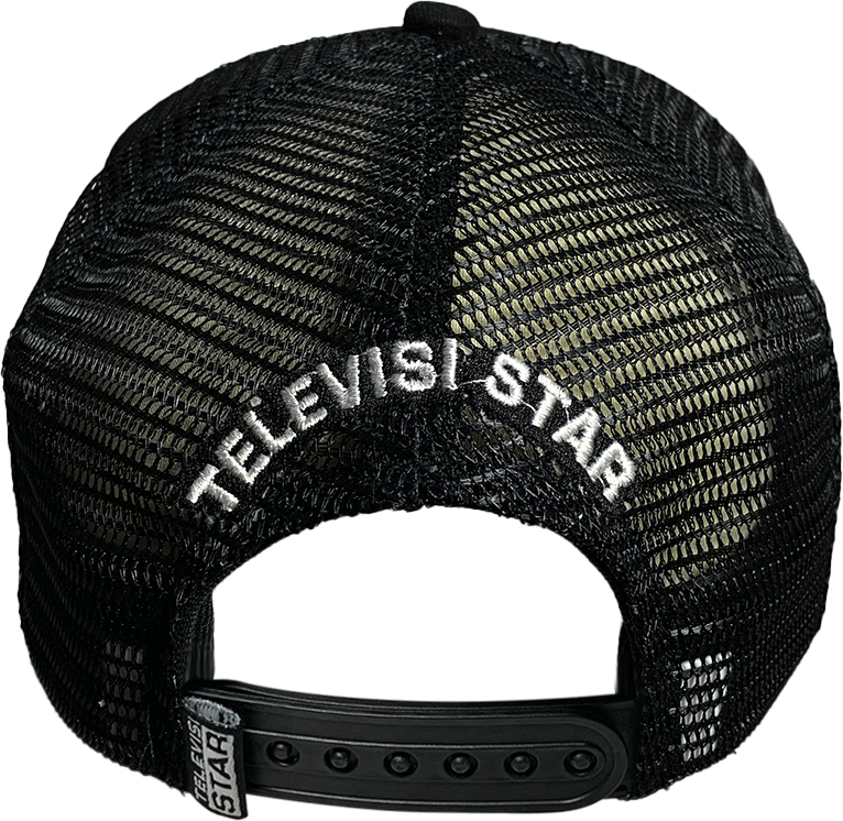 CHROME TAGG TRUCKER HAT - BLACK
