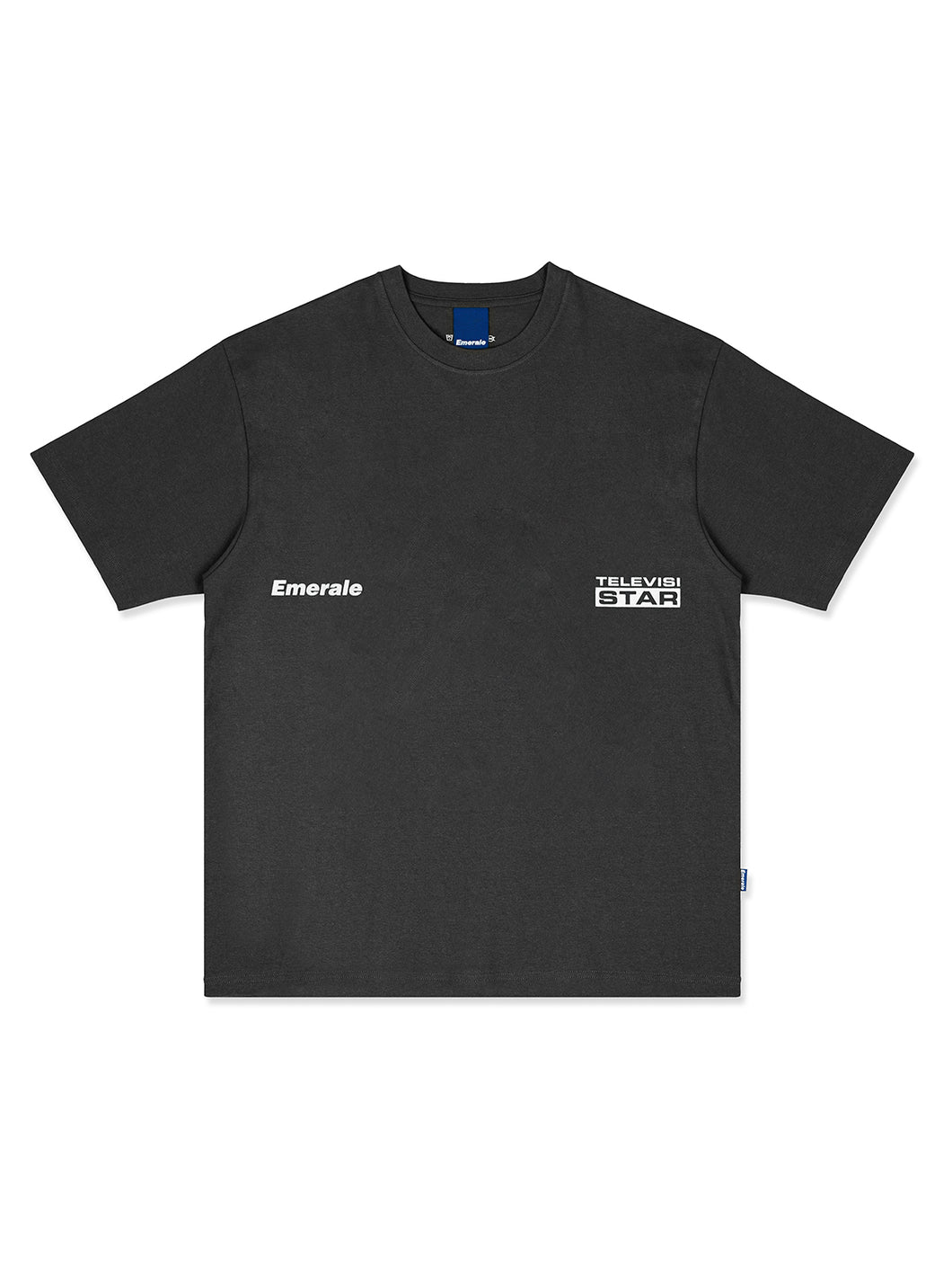 EMERALE X TELEVISI STAR CHARCOAL T-SHIRT