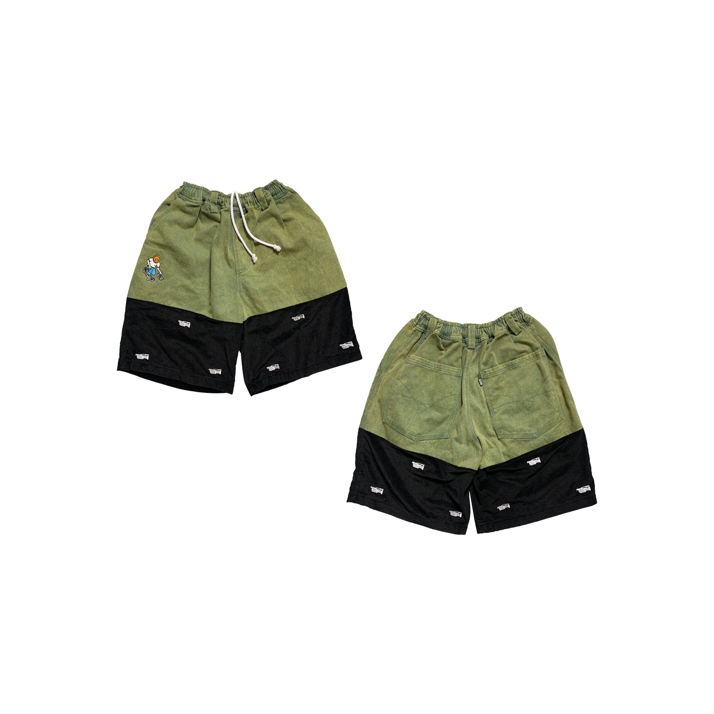 TVSTAR x BURU REWORKED SF/24VX SHORT - GREEN/BLACK