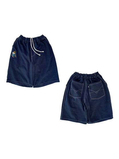 SUNNY FILMER DENIM SHORT - NAVY