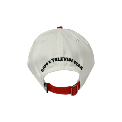 TVSTAR x CHPO HAT - WHITE RED