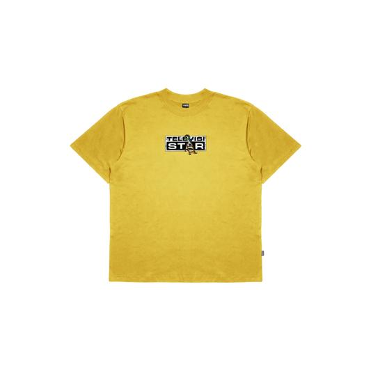 XMAS LOGO BOX TEE - YELLOW