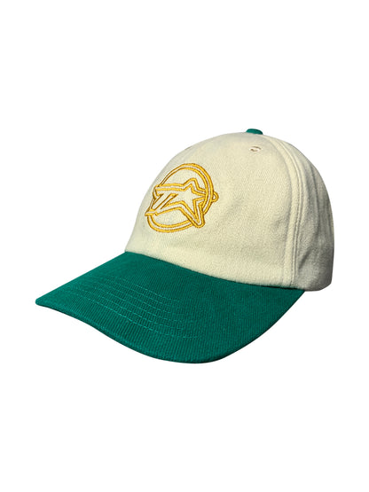 POLO HAT - BEIGE/GREEN