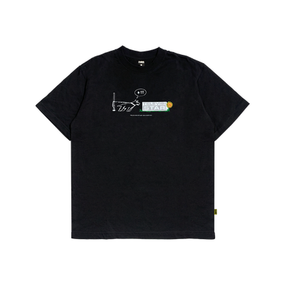 TVSTAR x BURU TEE - BLACK