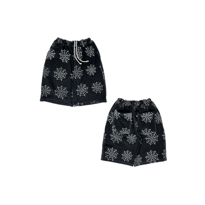 WEB DENIM SHORT - BLACK