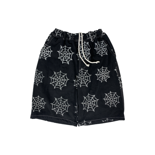 WEB DENIM SHORT - BLACK