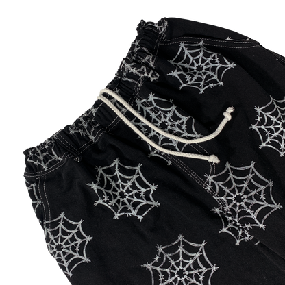 WEB DENIM PANT - BLACK