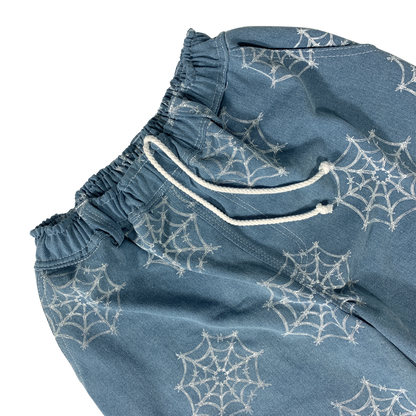 WEB DENIM PANT - LIGHT BLUE