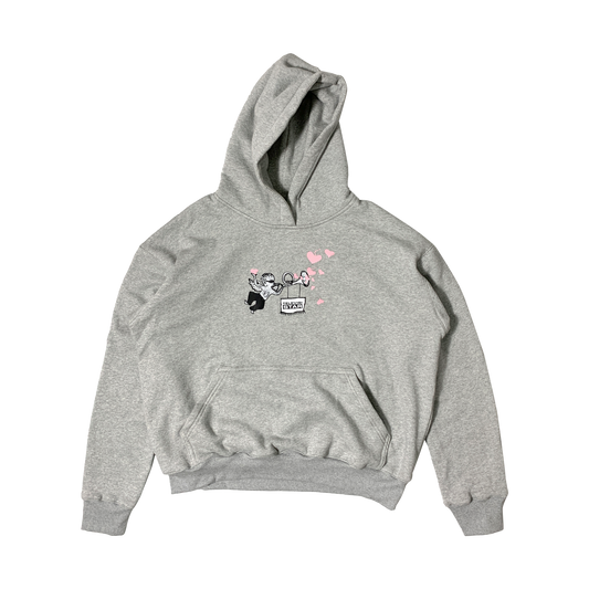 LOVE DEITY HOODIE - GREY