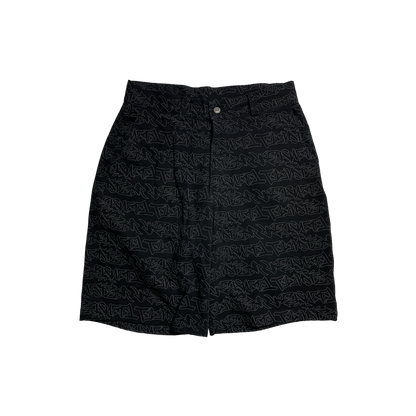 TAGG DENIM SHORT - BLACK