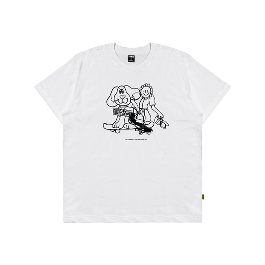 TVSTAR x BURU TEE - WHITE