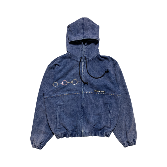TVSTAR x BURU REWORKED JACKET - NAVY WASHED
