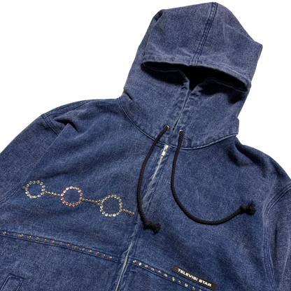 TVSTAR x BURU REWORKED JACKET - NAVY WASHED