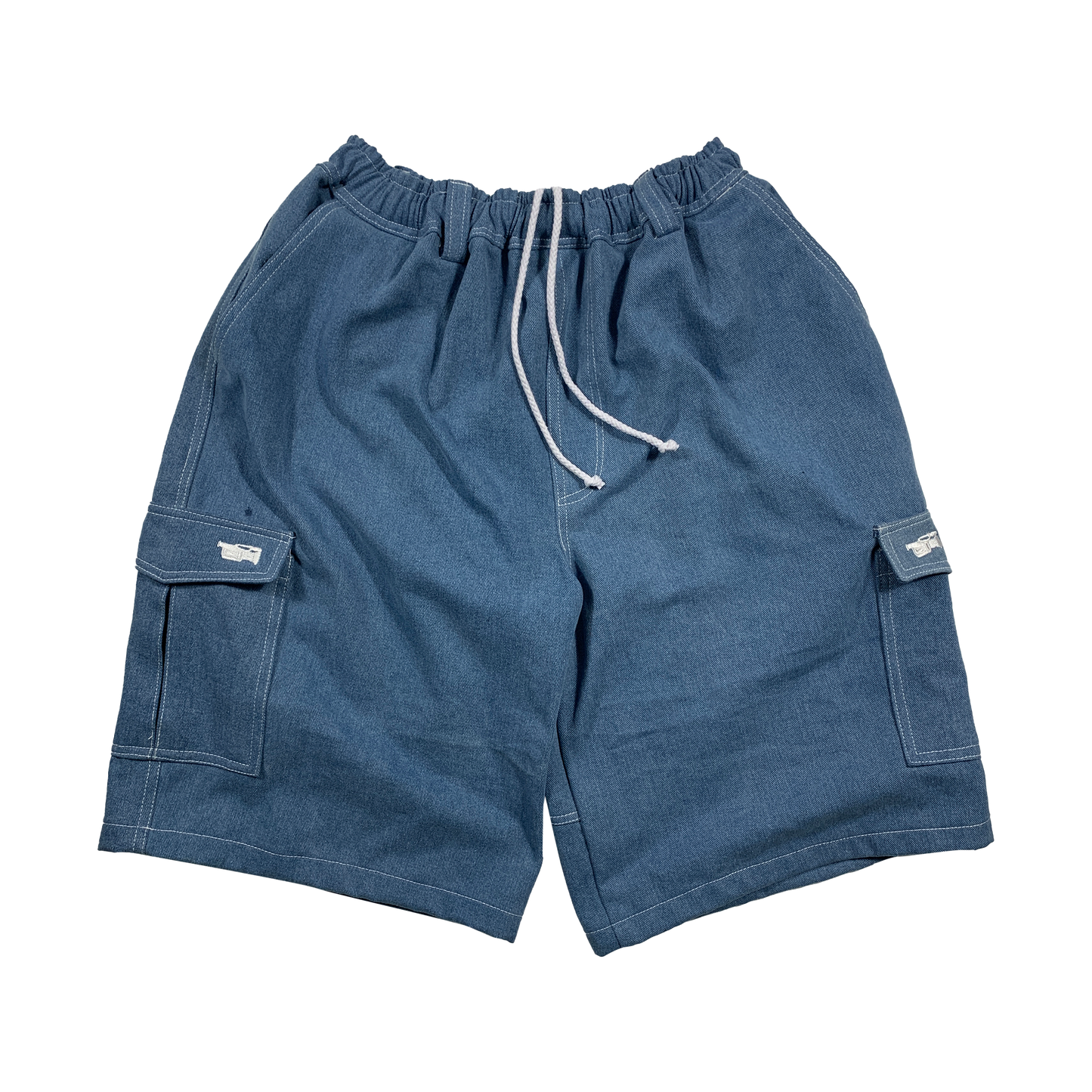 VX DENIM CARGO SHORT - LIGHT BLUE