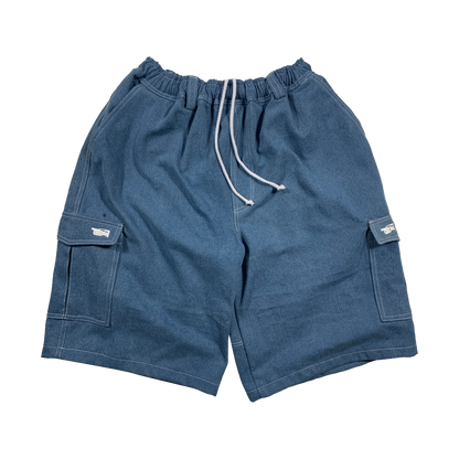 VX DENIM CARGO SHORT - LIGHT BLUE