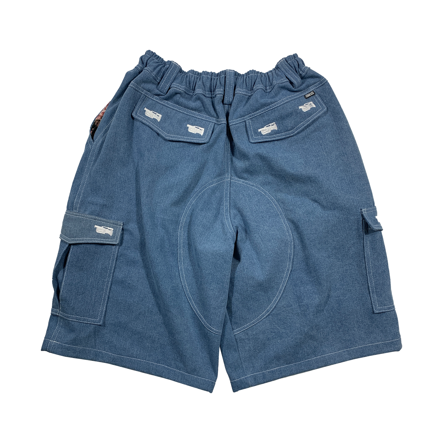 VX DENIM CARGO SHORT - LIGHT BLUE