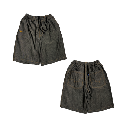 VX1 RAW DENIM SHORT - BLACK