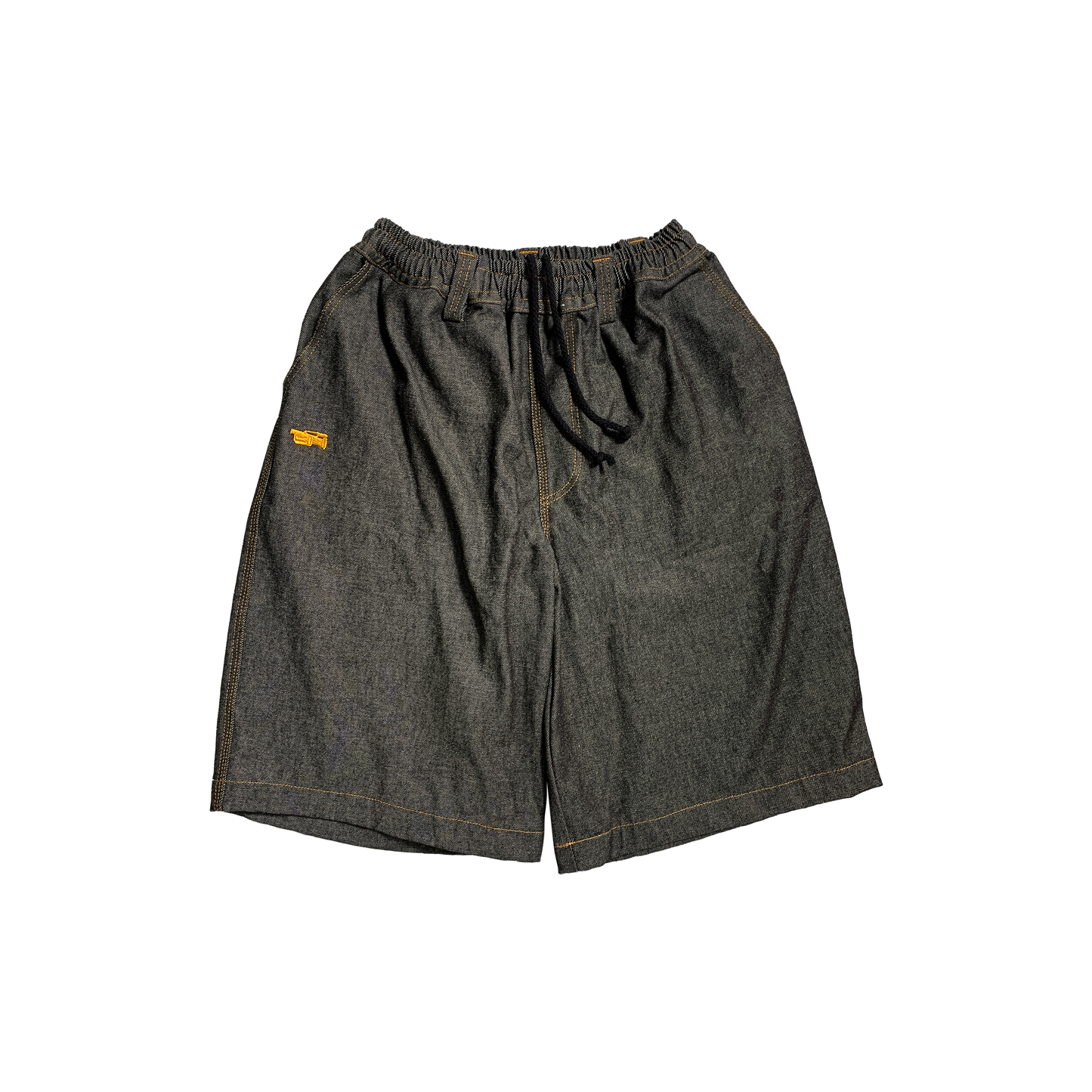 VX1 RAW DENIM SHORT - BLACK