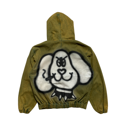 TVSTAR x BURU REWORKED JACKET - GREEN WASHED