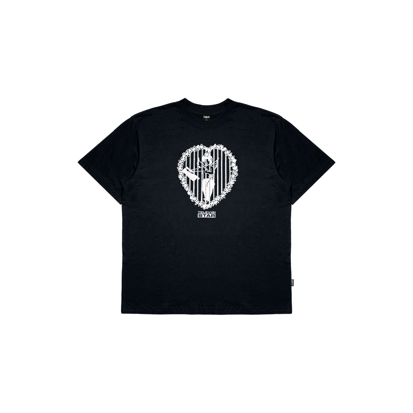 CARNATION TEE - BLACK