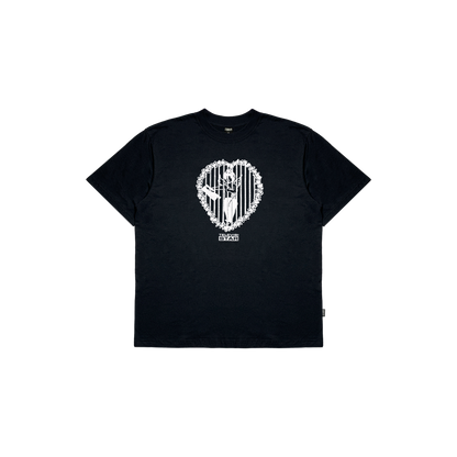 CARNATION TEE - BLACK