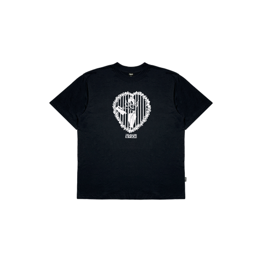 CARNATION TEE - BLACK