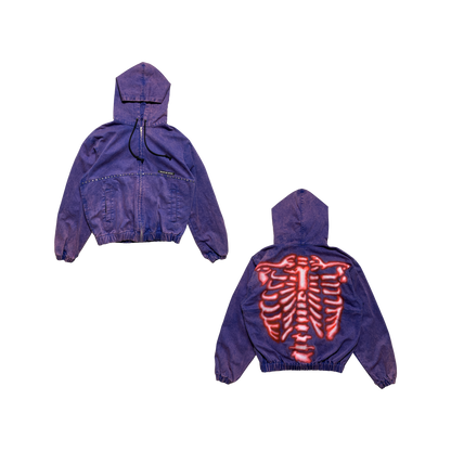 TVSTAR x BURU REWORKED JACKET - PURPLE WASHED