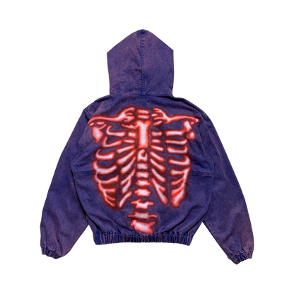TVSTAR x BURU REWORKED JACKET - PURPLE WASHED