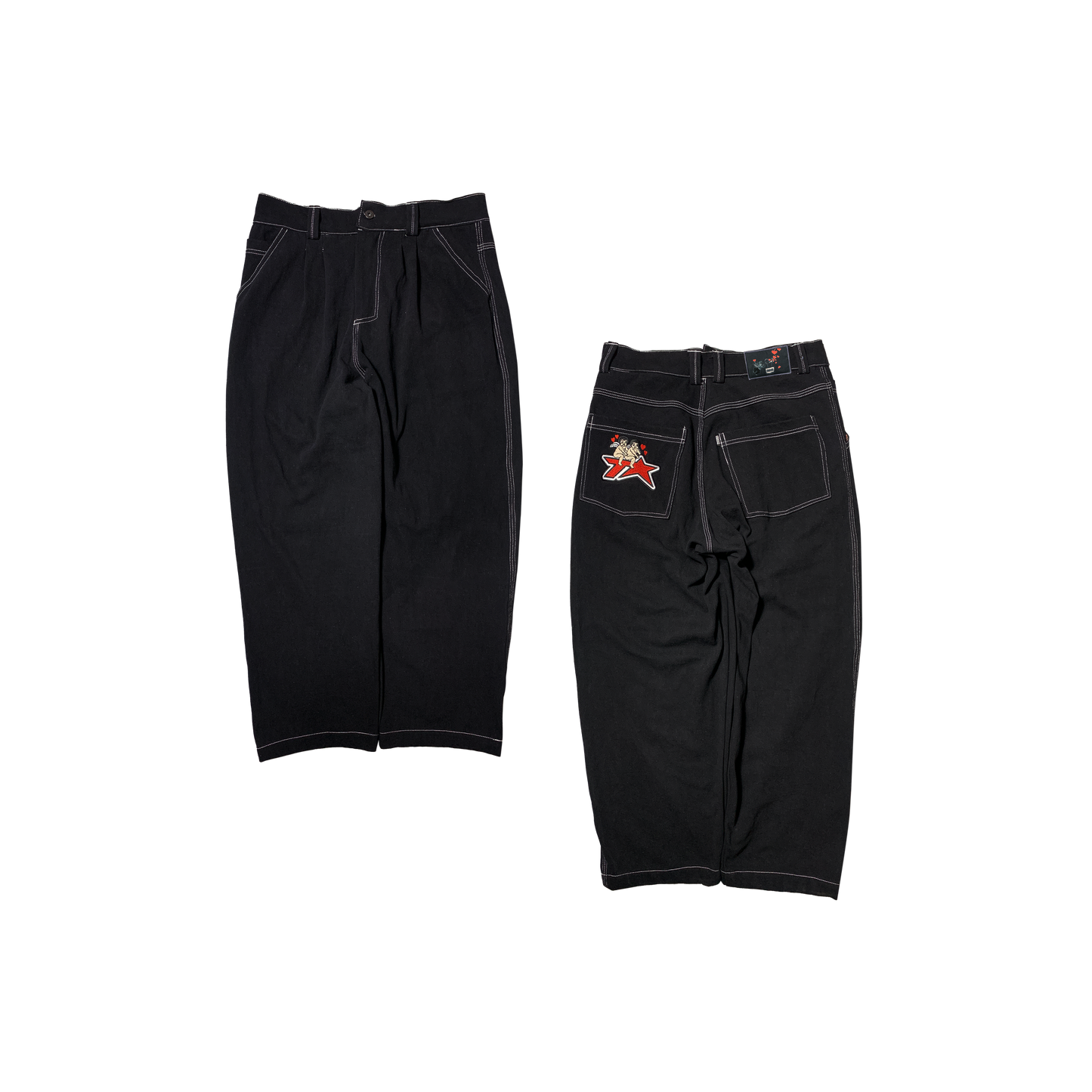 TVSTAR EROS DENIM PANT - BLACK