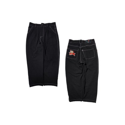 TVSTAR EROS DENIM PANT - BLACK