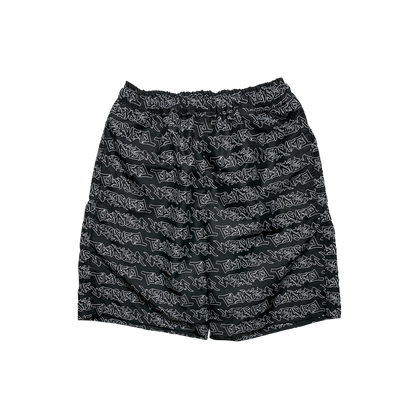 TAGG SHORT - BLACK/WHITE