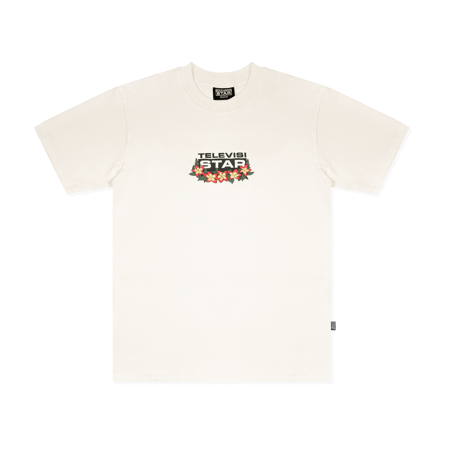 ISLAND BLOOM TEE - WHITE