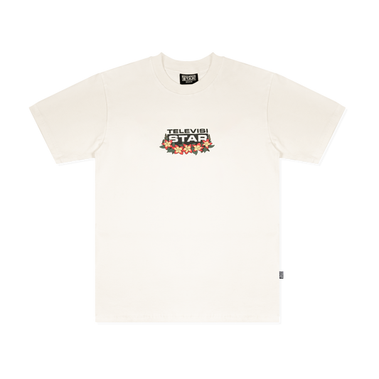 ISLAND BLOOM TEE - WHITE