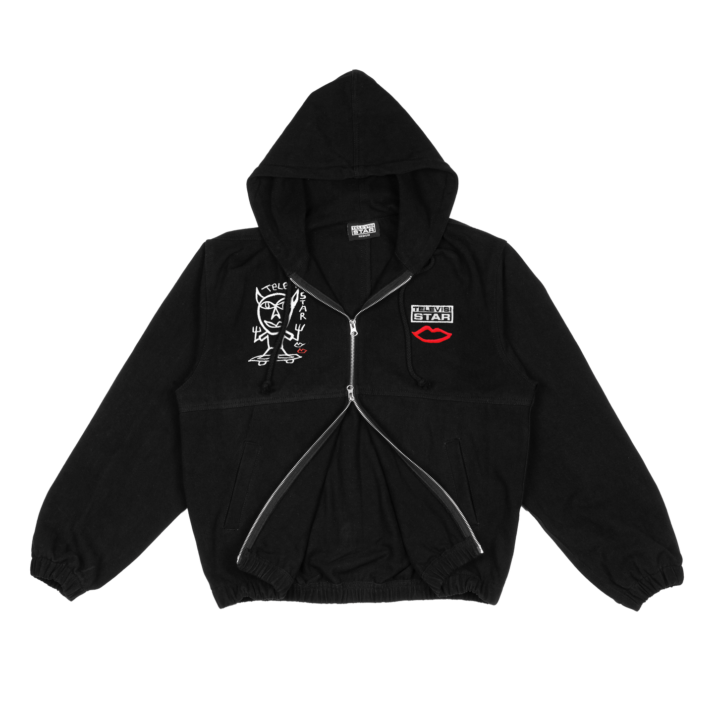 TVSTAR x SEX  DENIM WORK JACKET - BLACK