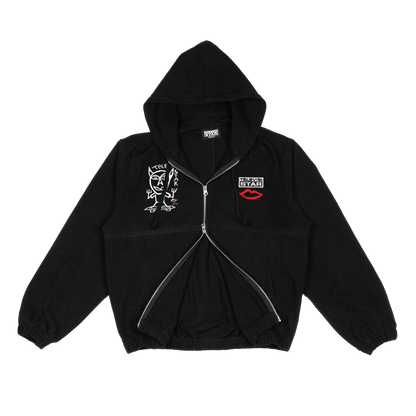 TVSTAR x SEX  DENIM WORK JACKET - BLACK