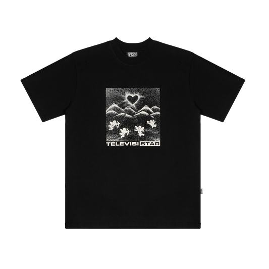 LOVE VALLEY TEE - BLACK